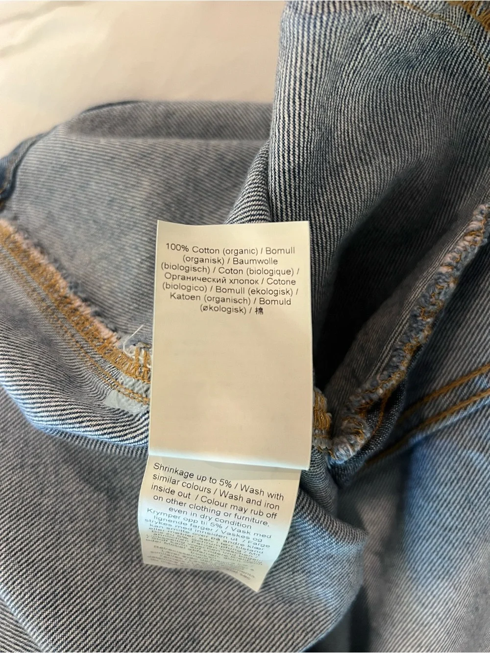 Ganni Vintage Washed Denim Mini Dress - Picture 4 of 4